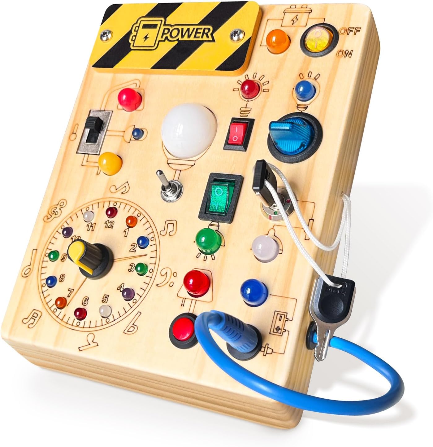 #0100333 Busy Board - Toy Hermit