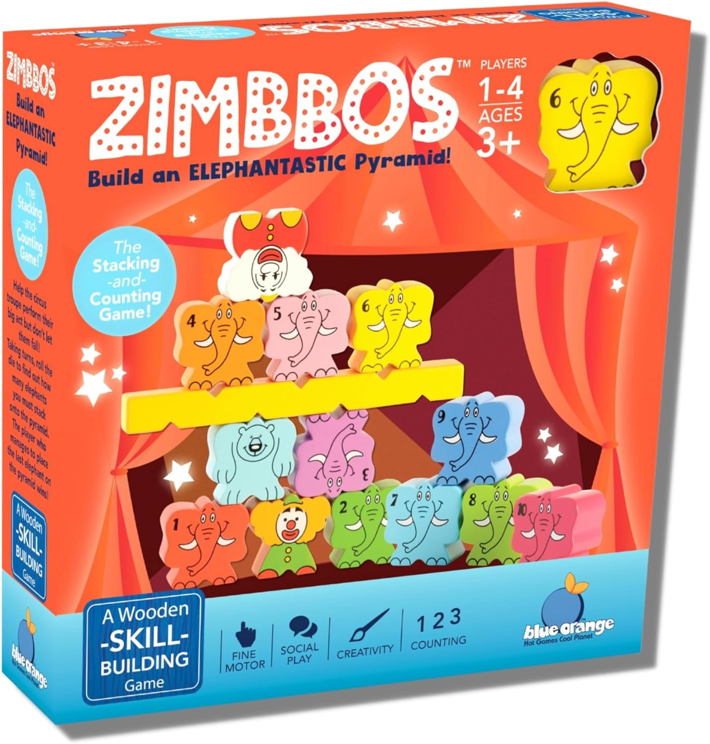 #0300295 Blue Orange - Zimbbos - Toy Hermit