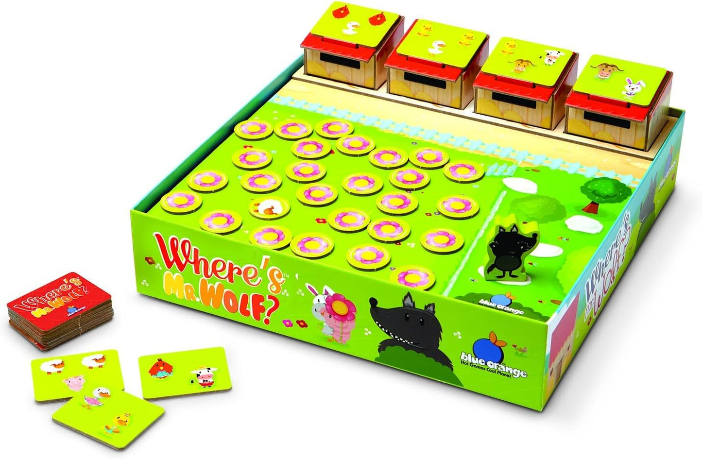 #0400317 Blue Orange - Where's Mr Wolf? - Toy Hermit