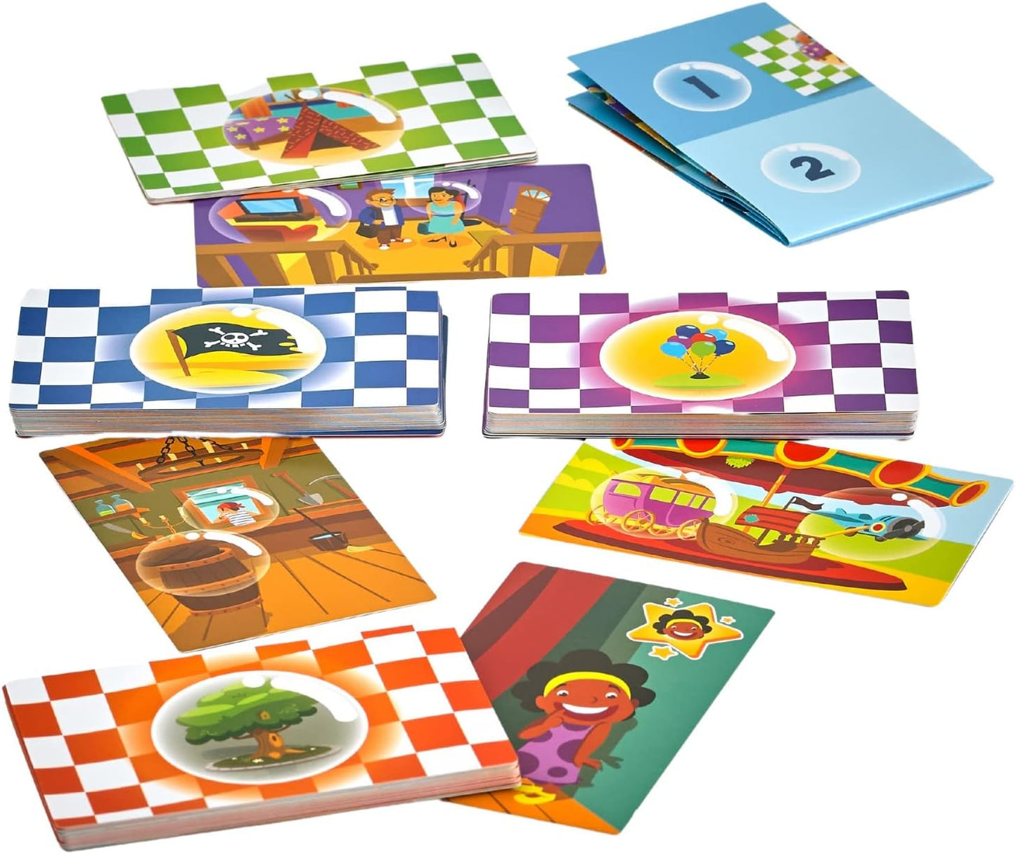 #0400322 Blue Orange - Bubble Stories - Toy Hermit