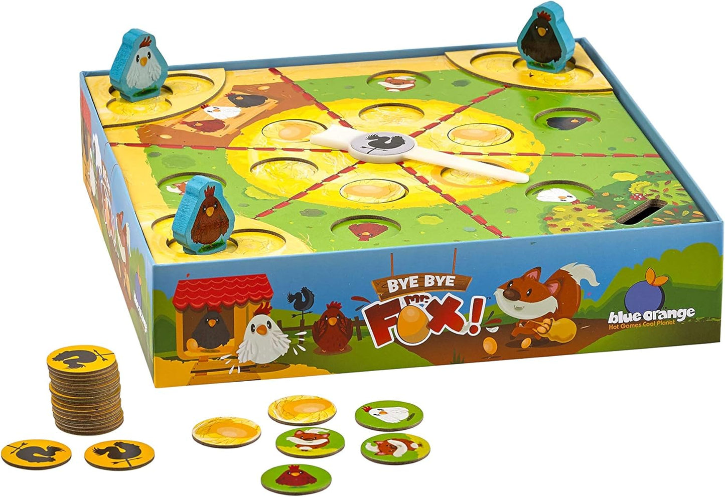 #0500316 Blue Orange - Bye Bye Mr.Fox - Toy Hermit