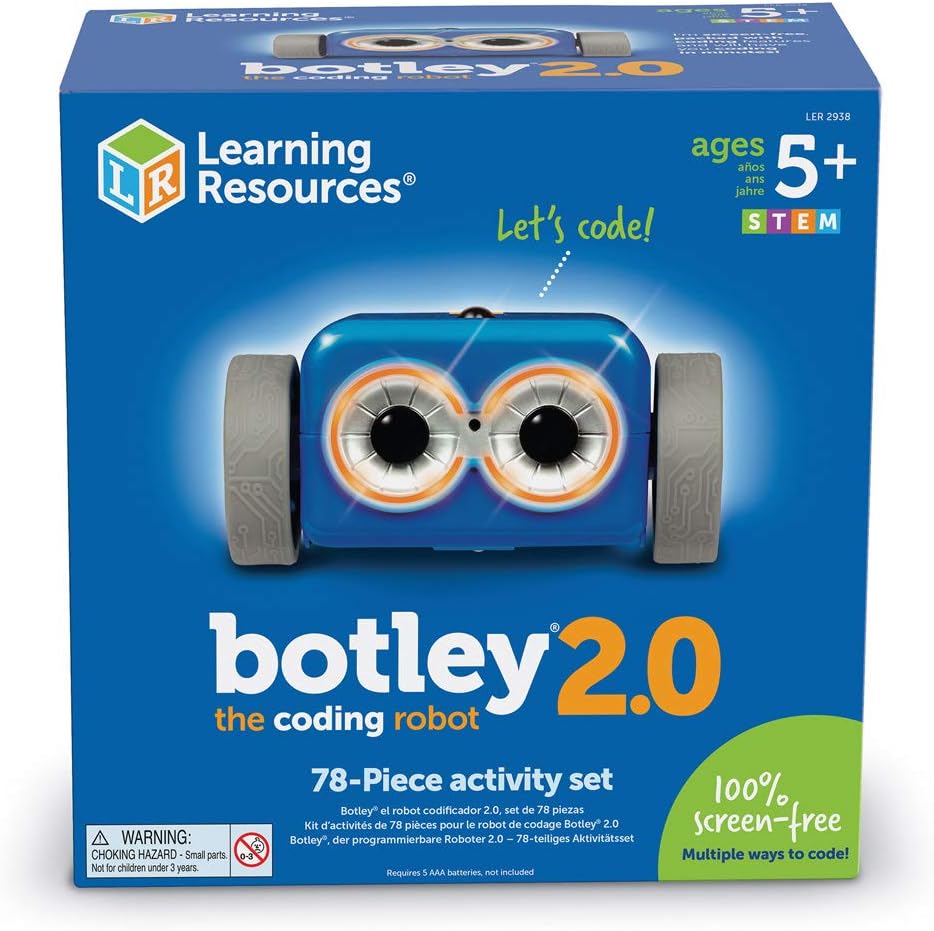#0500398 Learning Resources - Botley The Coding Robot 2.0 Activity Set - 78 Pieces - Toy Hermit