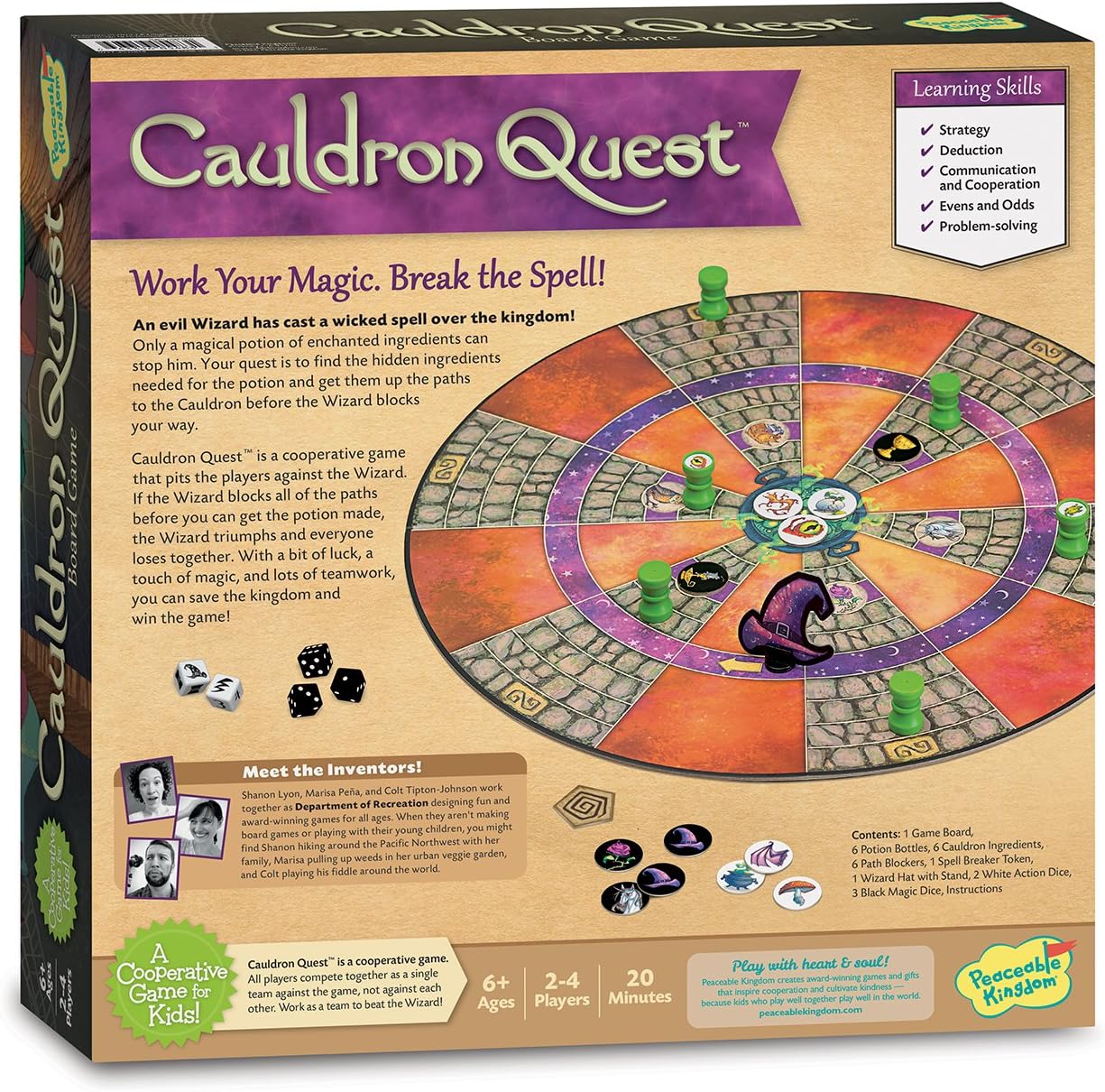 #0600242 Peaceable Kingdom - Cauldron Quest - Toy Hermit
