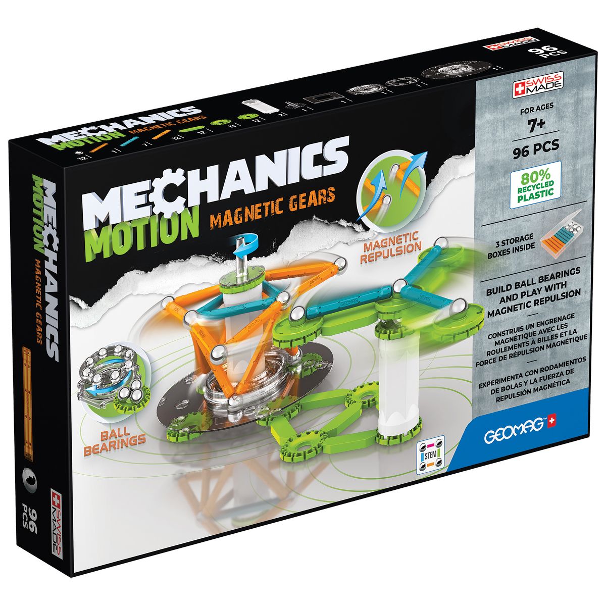 #0700120 Mechanics Motion Magnetic Gears - Toy Hermit