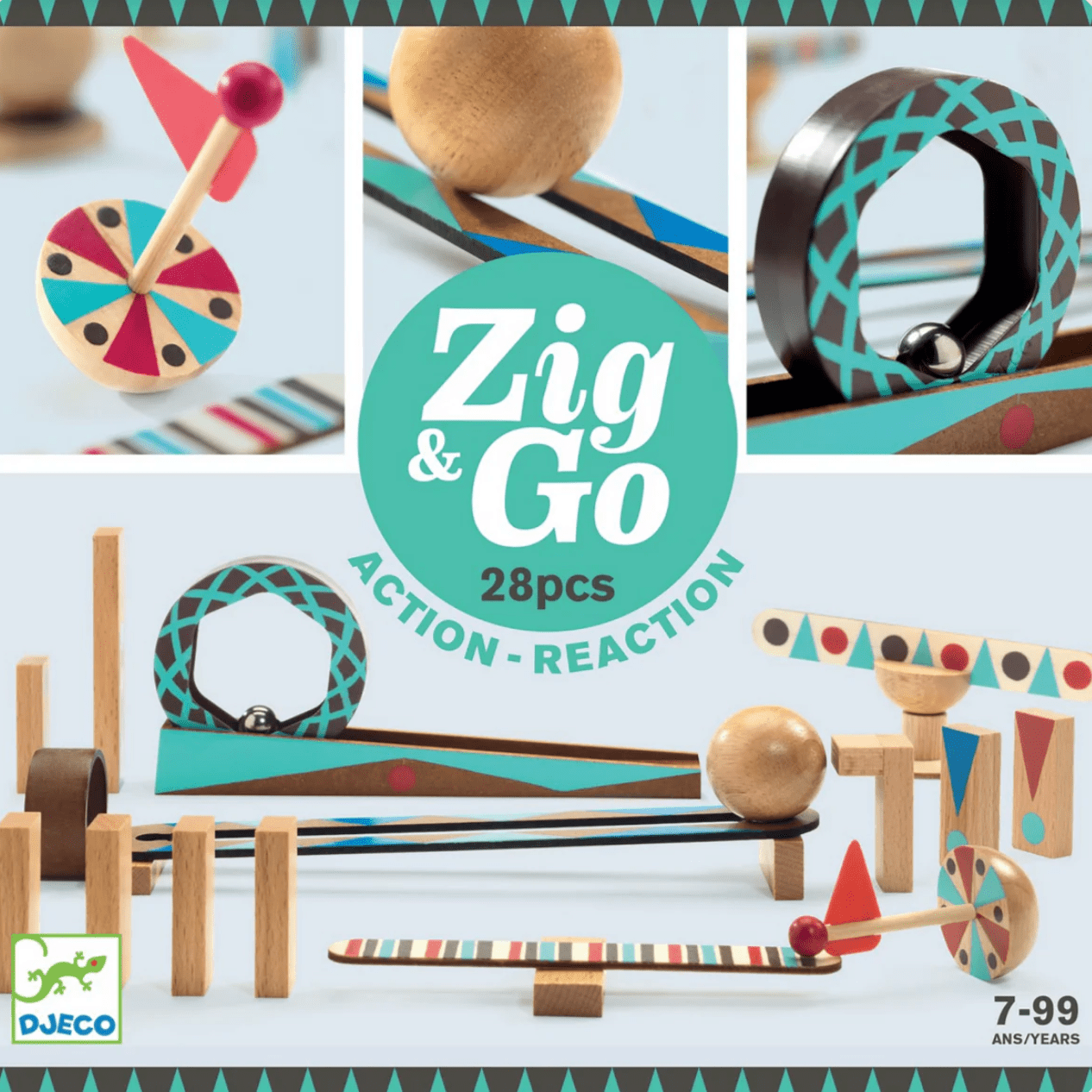 #0700165 Zig and Go - 28 pcs - Toy Hermit