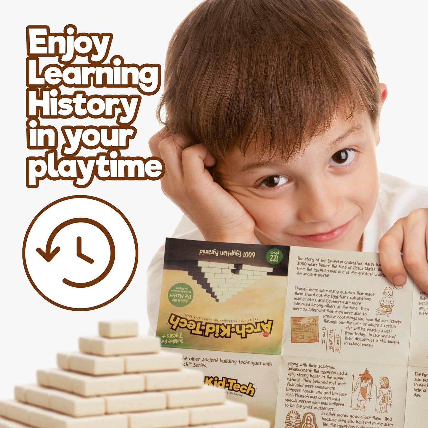 #0700435 Taksa Toys - Arch Kid Tech - Egyptian Pyramid - Toy Hermit