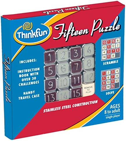#0800210 ThinkFun - Fifteen Puzzle Game - Toy Hermit