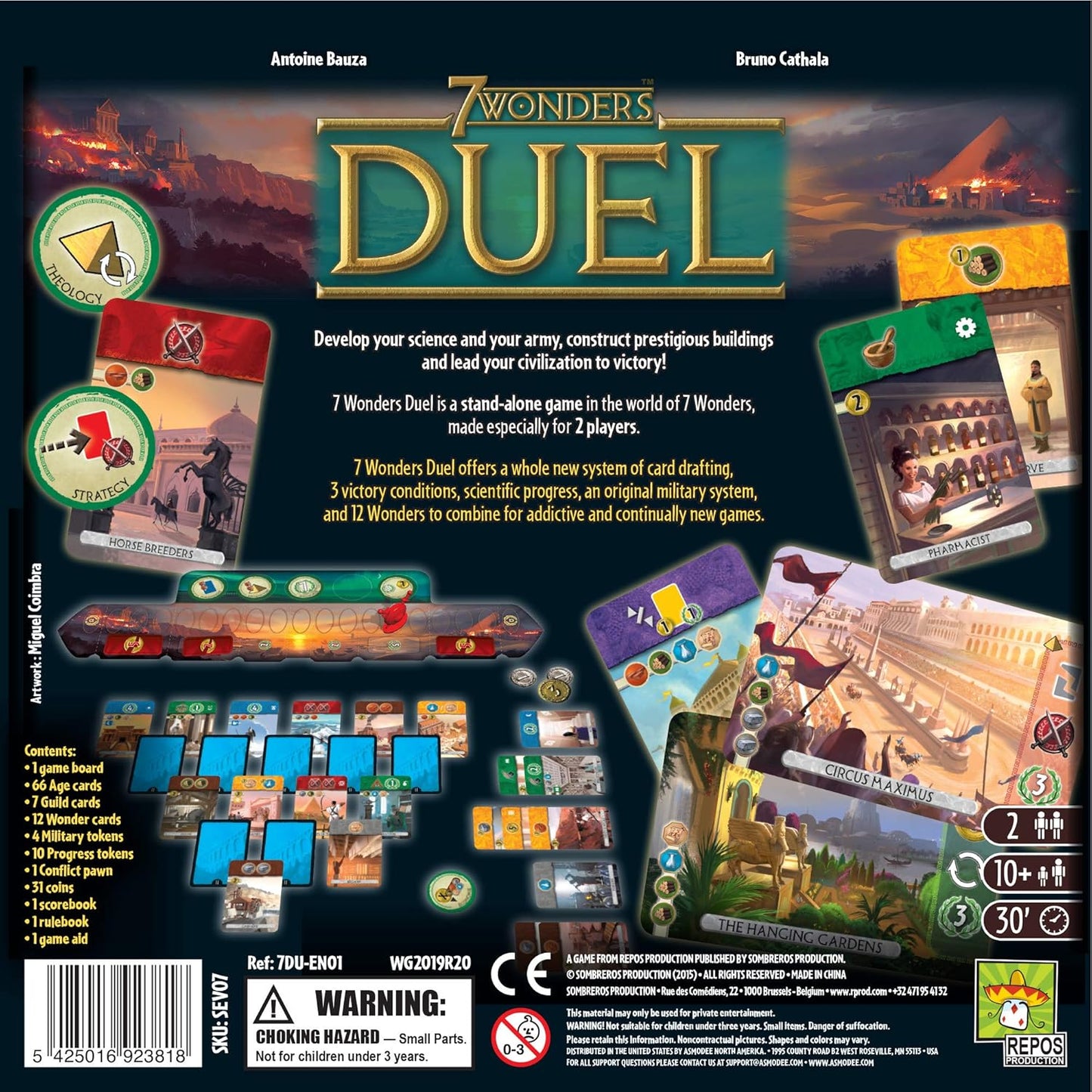 #1000452 7 Wonders Duel Board