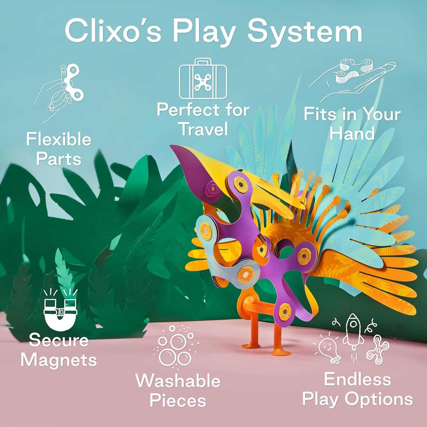 #0600472 Clixo Tropical Birds Pack