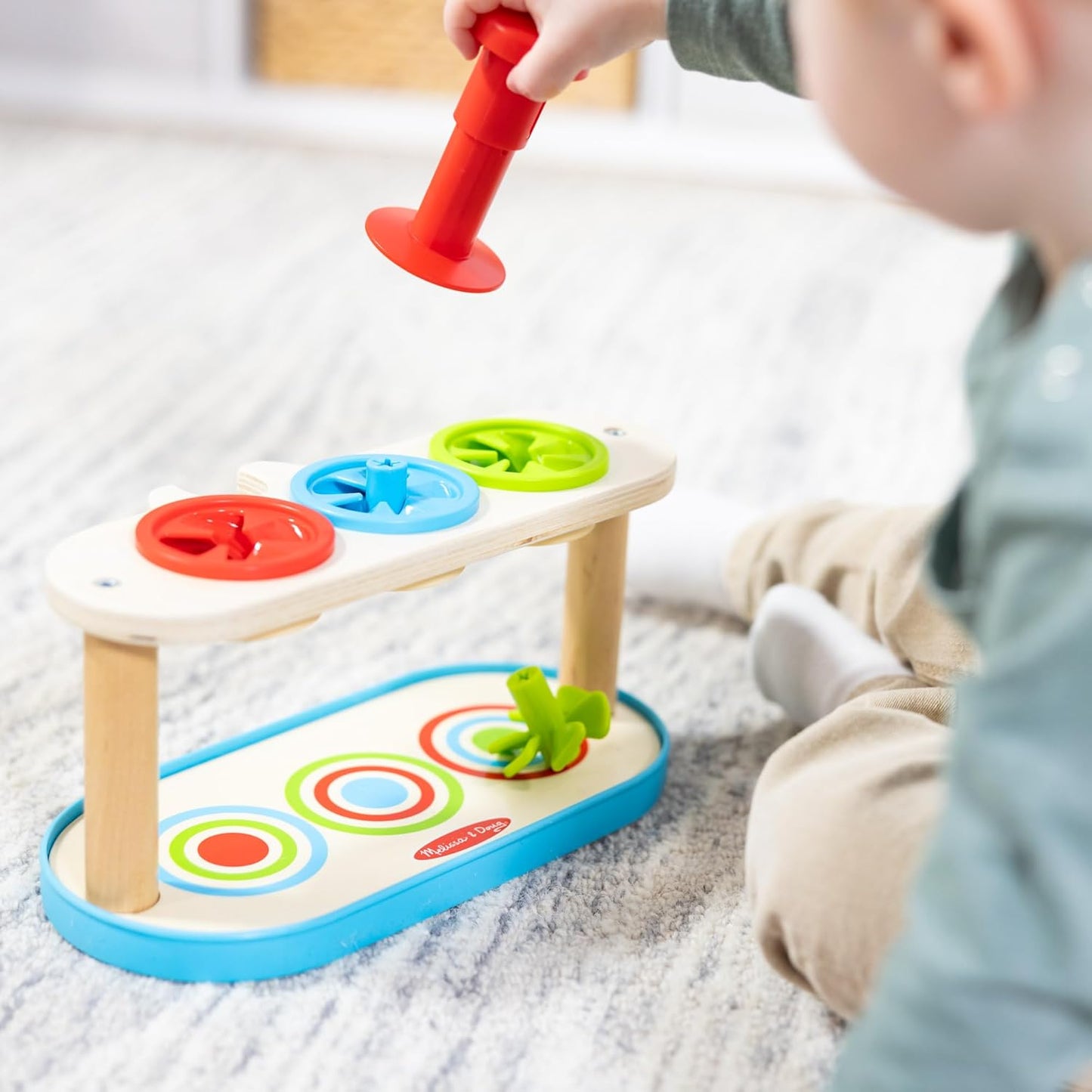 #0200483 Melissa & Doug - Match & Push Spinning Tops