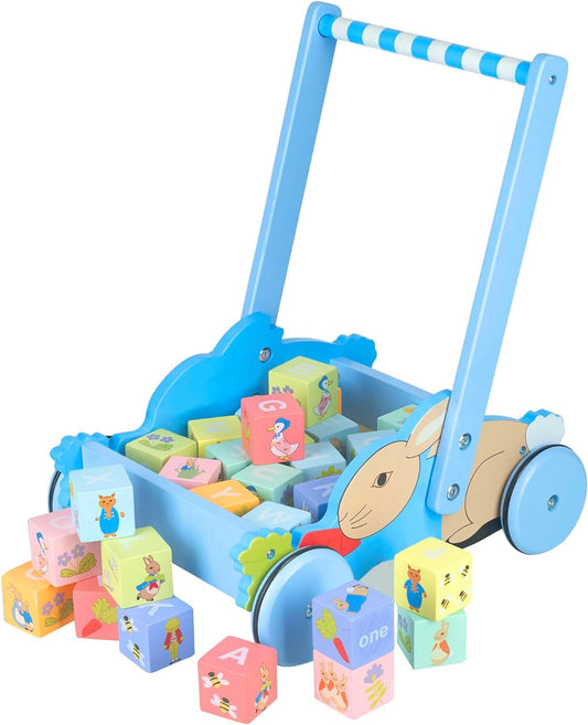 #0100131 Peter Rabbit: Block Trolley - Toy Hermit