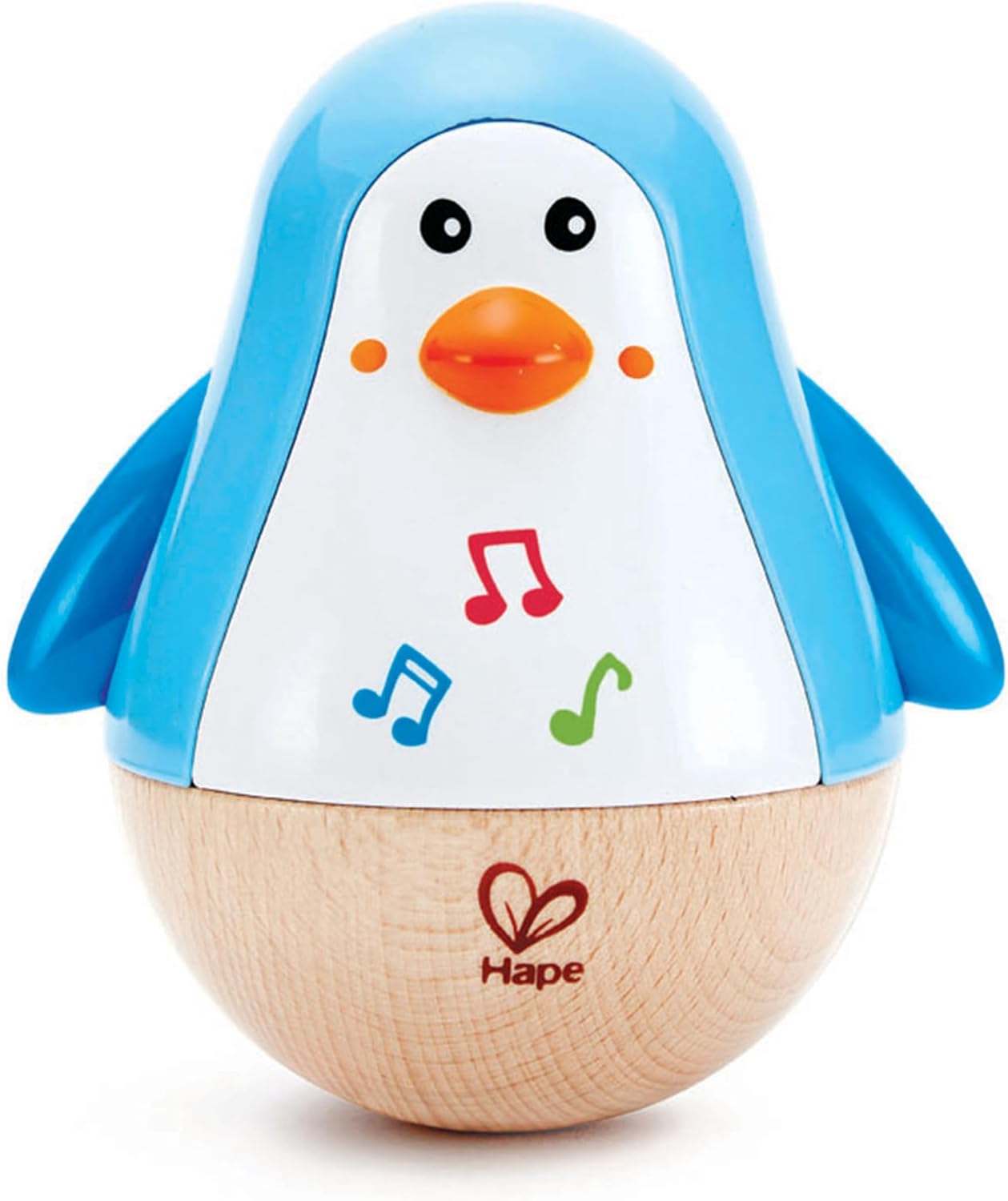 #0100376 Hape - Penguin Musical Wobbler - Toy Hermit