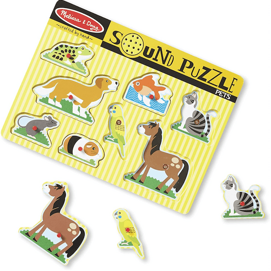 #0200088 Melissa & Doug - Pets Sound Puzzle - Toy Hermit