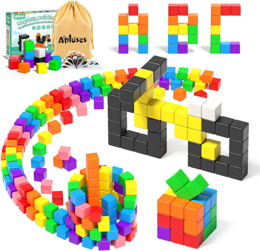 #0300141 Magnetic Building Blocks - 54 pcs - Toy Hermit