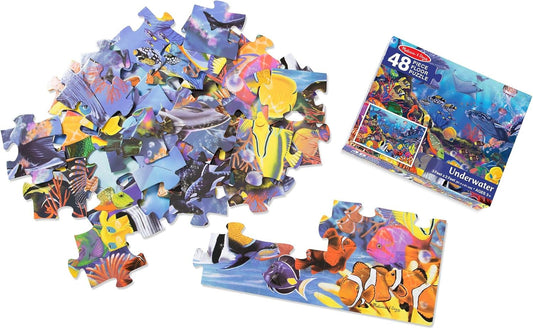 #0300169 Melissa & Doug - Underwater Floor Puzzle - Toy Hermit
