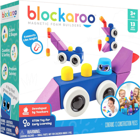 #0300173 Blockaroo - Magnetic Foam Builders - Toy Hermit