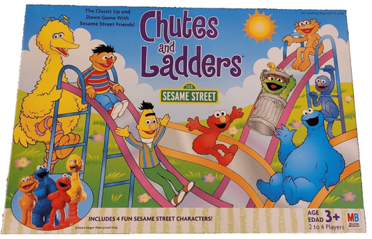 #0300184 Hasbro - Chutes and Ladders - Sesame Street Edition - Toy Hermit