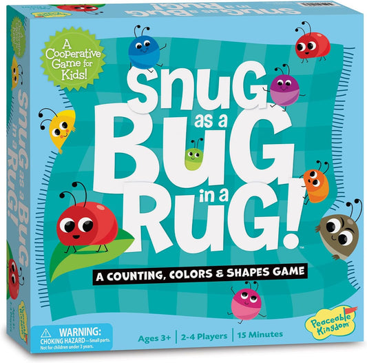 #0300236 Peaceable Kingdom - Snug as a Bug in a Rug - Toy Hermit