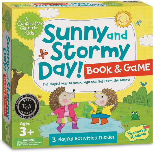 #0300246 Peaceable Kingdom - Sunny and Stormy Day - Toy Hermit