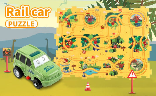 #0300290 Railcar Puzzle - Toy Hermit