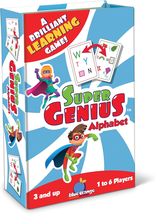 #0300301 Blue Orange - Super Genius - Alphabet - Toy Hermit