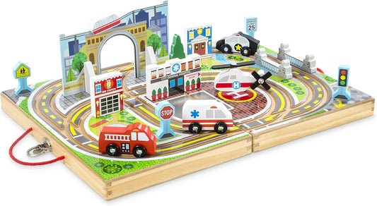 #0300387 Melissa & Doug - Take - Along Town - Toy Hermit