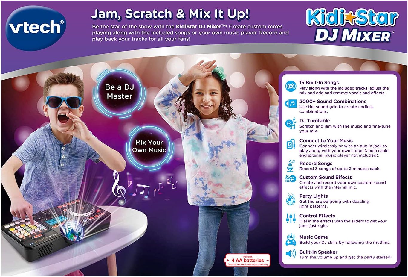 #0500349 Vtech - Kidi Star DJ Mixer - Toy Hermit