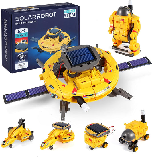 #0800152 6 - in - 1 Solar Robot Kit - Toy Hermit