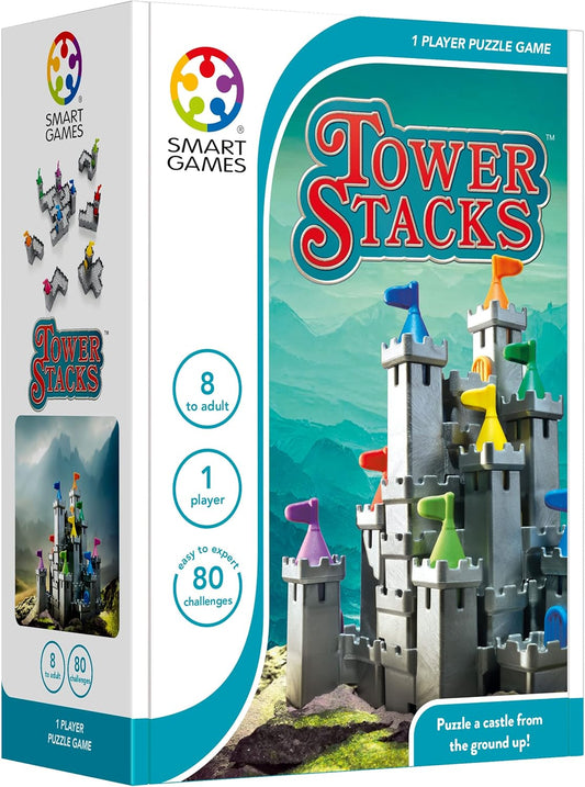 #0800222 Smart Games - Tower Stacks - Toy Hermit