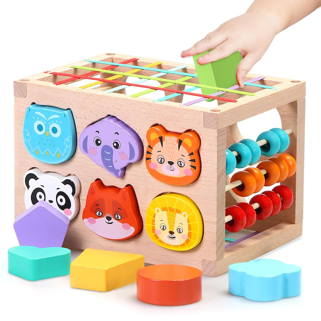 #0100102 Wooden Animal Shape Sorter