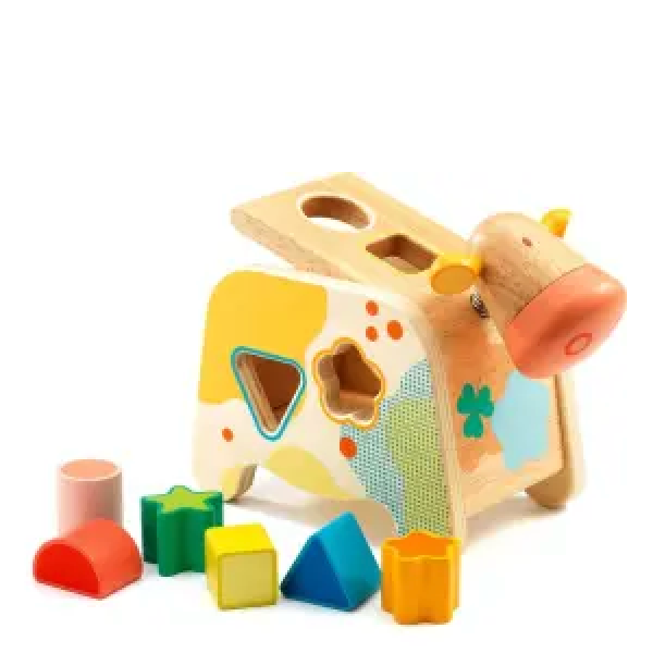 Cow Wooden Shape Sorter