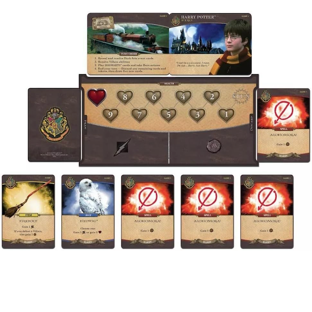 Harry Potter Hogwarts Battle Player board