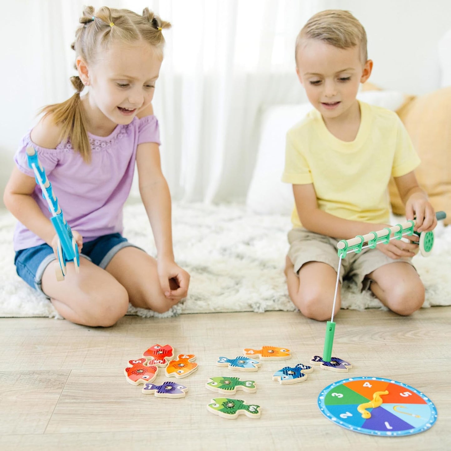 #0300156 Melissa & Doug - Catch & Count Wooden Fishing Game