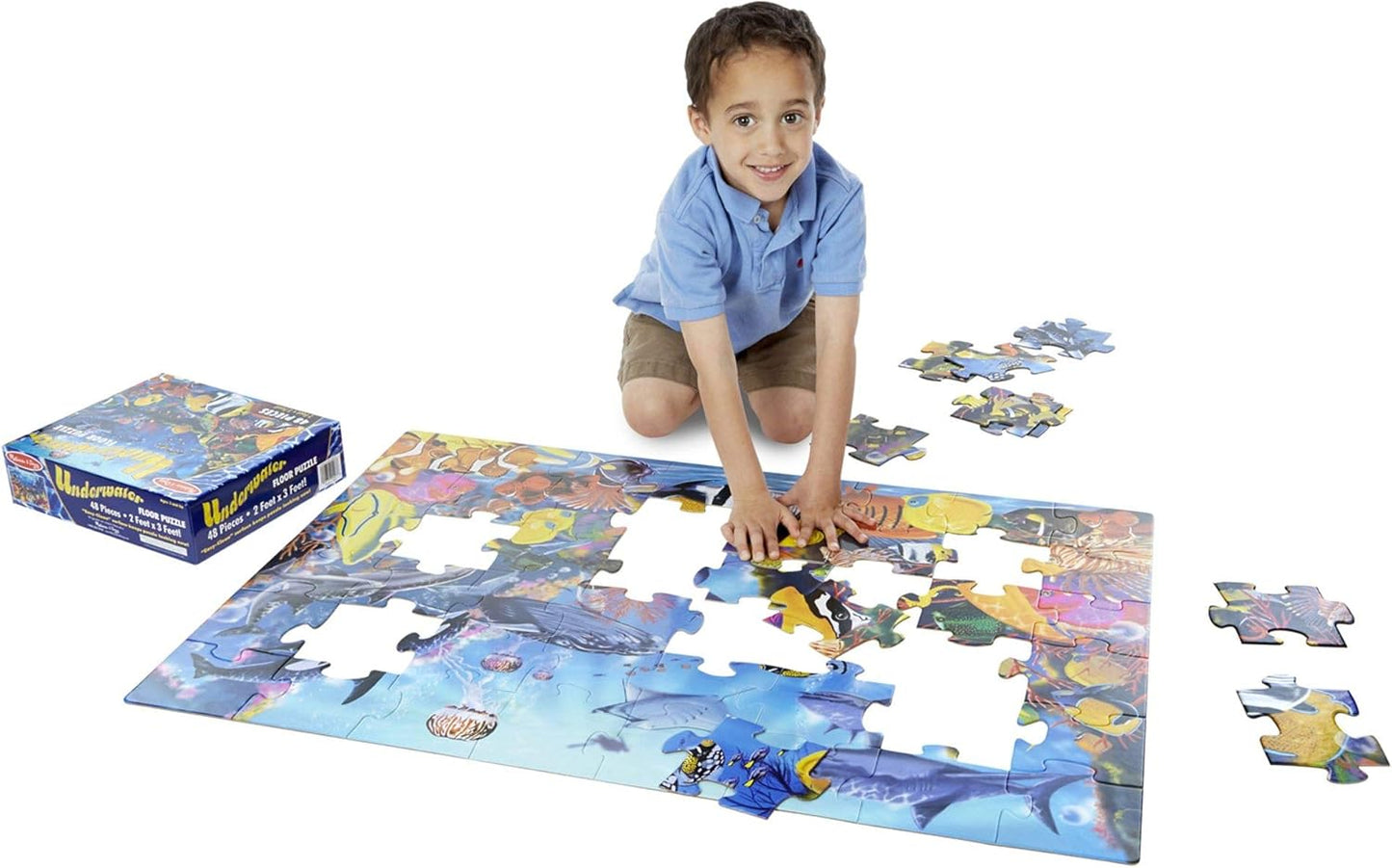 #0300169 Melissa & Doug - Underwater Floor Puzzle