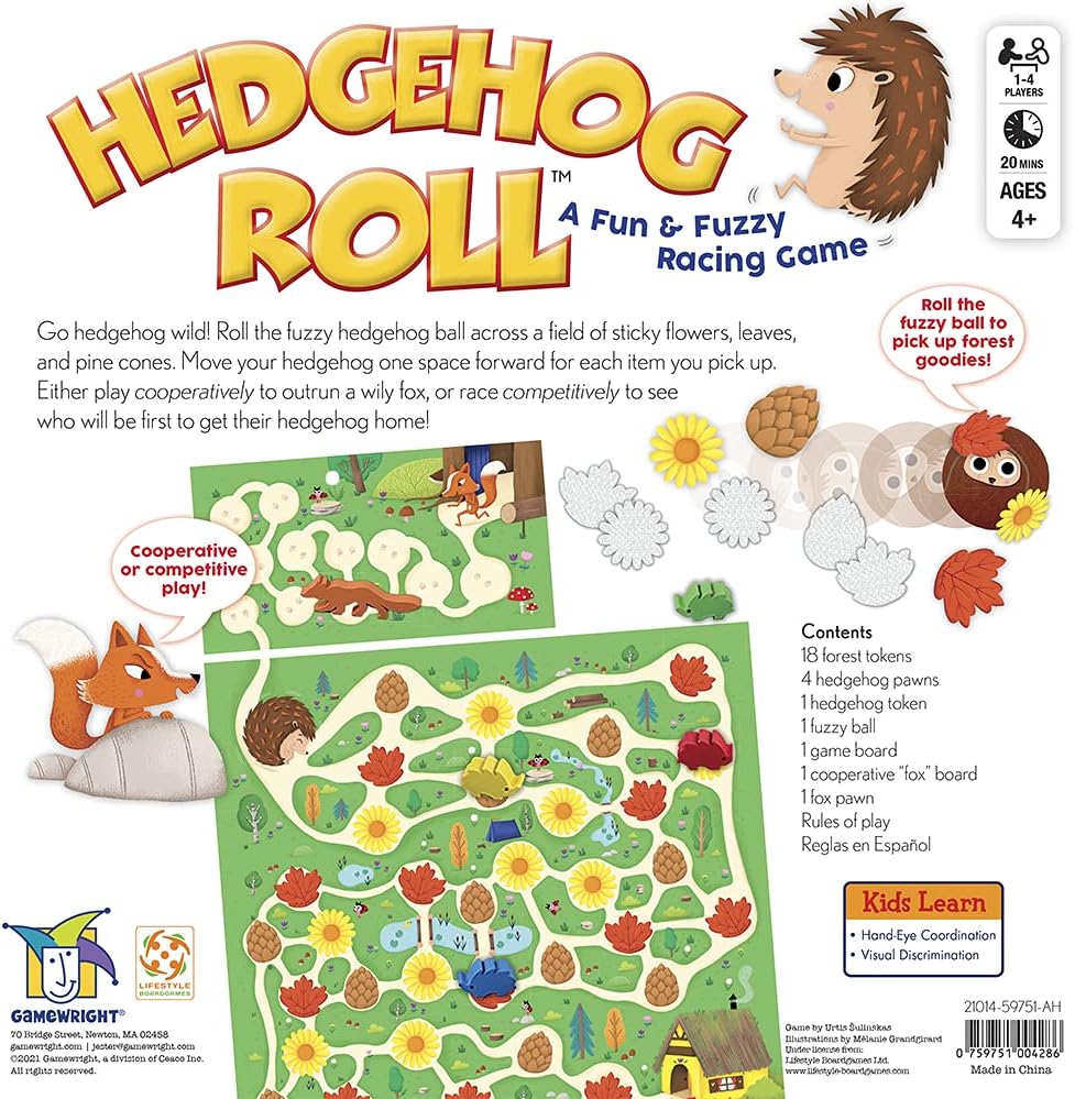 #0400227 Gamewright - Hedgehog Roll