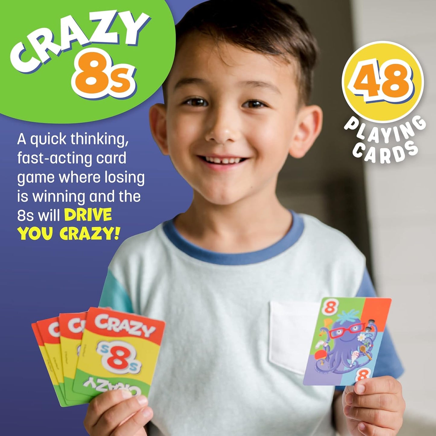 #0500247 Peaceable Kingdom - Crazy 8s