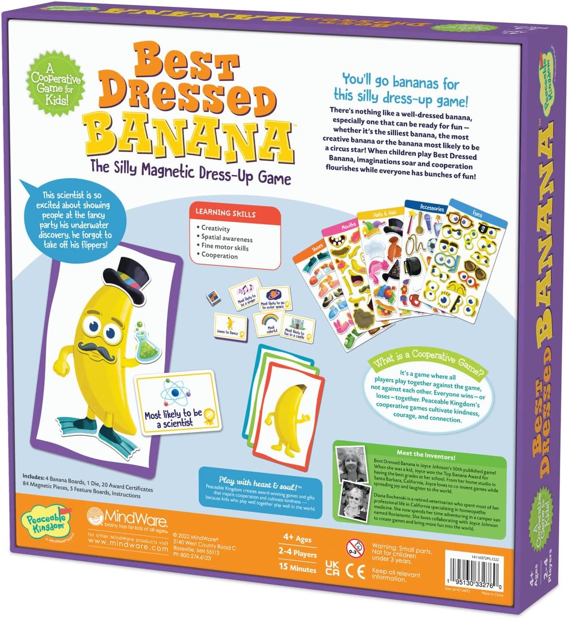 #0400261 Peaceable Kingdom - Best Dressed Banana