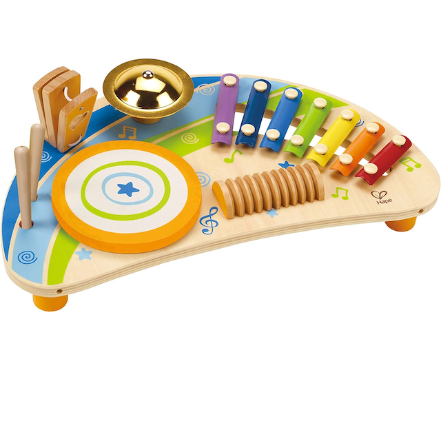 #0200040 Hape - Mighty Mini Band Wooden Percussion Instrument