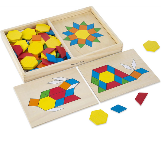 #0300045 Melissa & Doug - Pattern Blocks and Boards