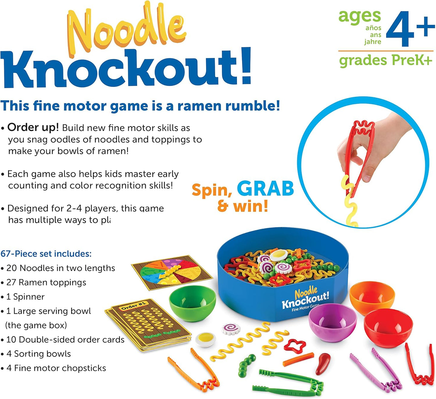 #0400464 Learning Resources - Noodle Knockout!
