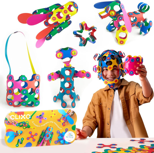 #0400471 Clixo Rainbow 42 Piece Pack