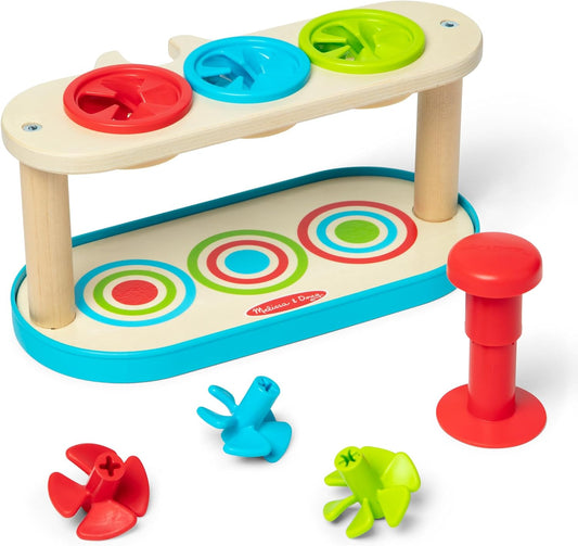 #0200483 Melissa & Doug - Match & Push Spinning Tops