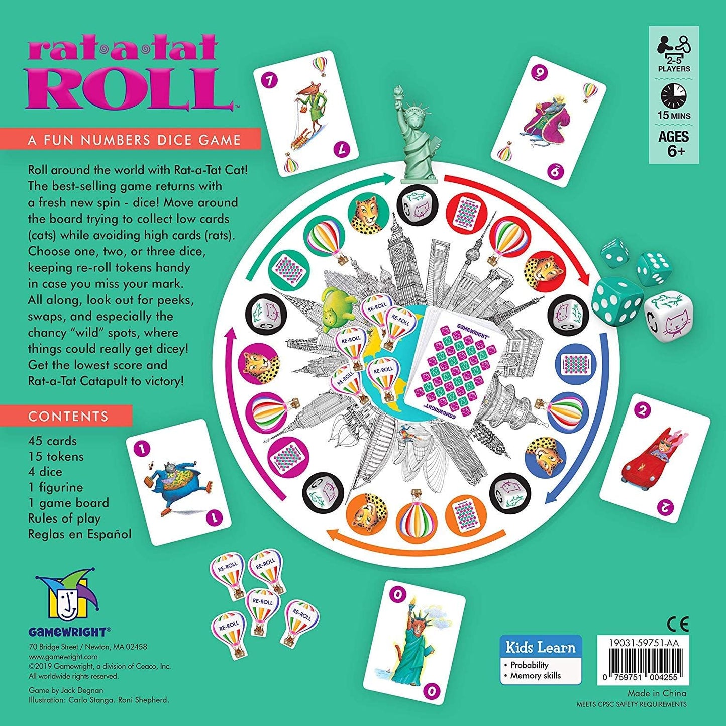 #0600502 Gamewright - Rat-A-Tat Roll
