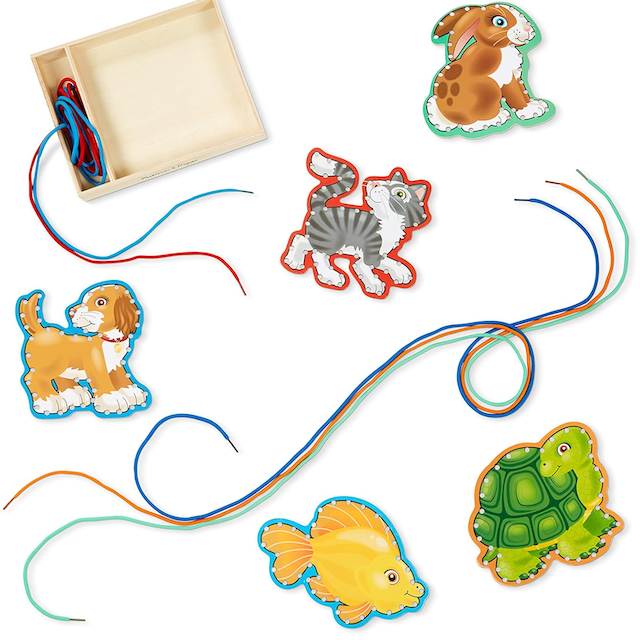 #0300071 Melissa & Doug - Lace and Trace Activity Set: Pets