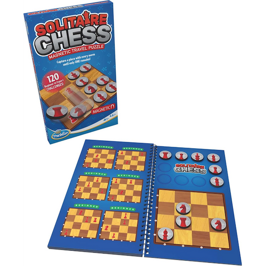 #0800084 ThinkFun - Solitaire Chess Magnetic Travel Puzzle