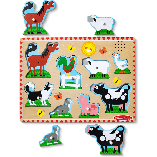 #0200086 Melissa & Doug - Farm Animals Sound Puzzle